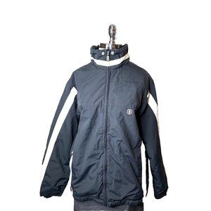 BOGNER Black White Full Zip Ski Snowboard Jacket US 44* NO HOOD